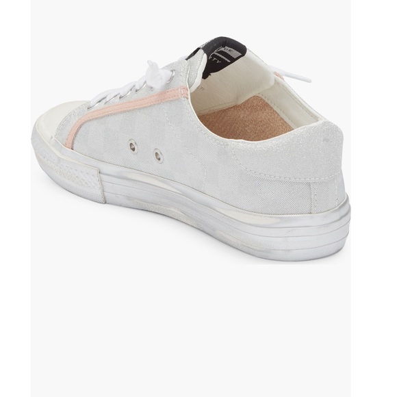 Vintage Havana silver desire sparkle glitter pink trim star shoe size 10 sneaker - Picture 2 of 8